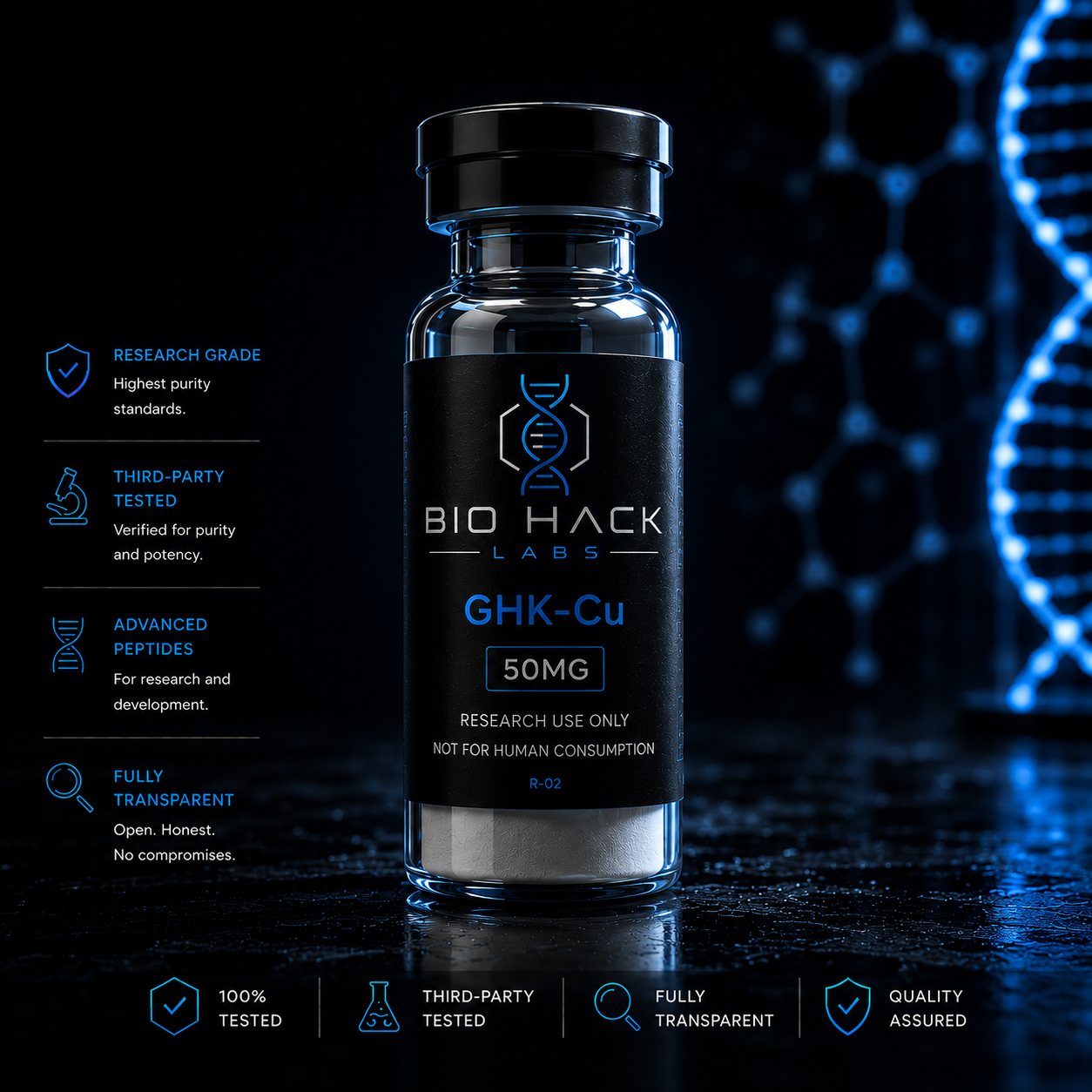 GHK-Cu 50mg (Copper Peptide)